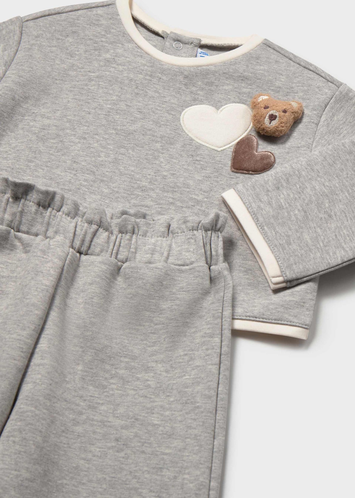 Completo pantalone e maglione ricamato bimba - Vigore