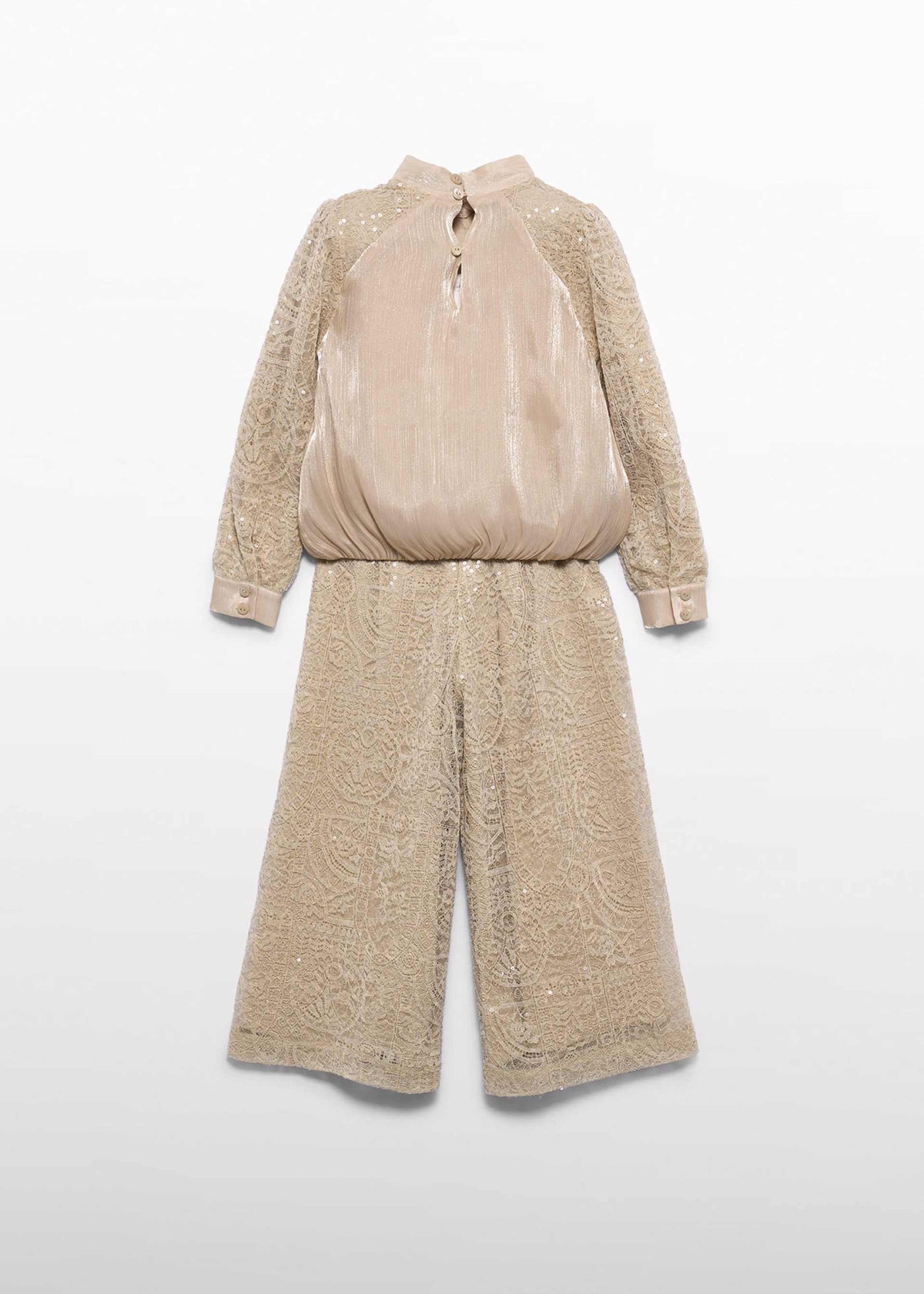 Completo Pantalone Glitter Bambina - Marzapane