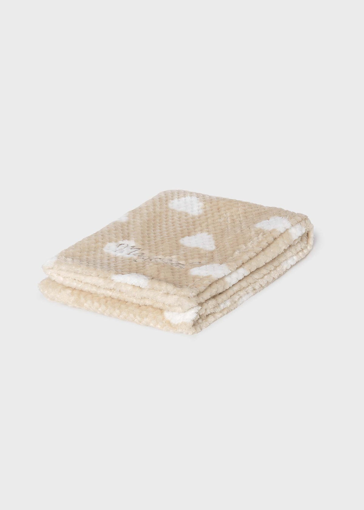 Copertina pellicciotto neonato - Grano