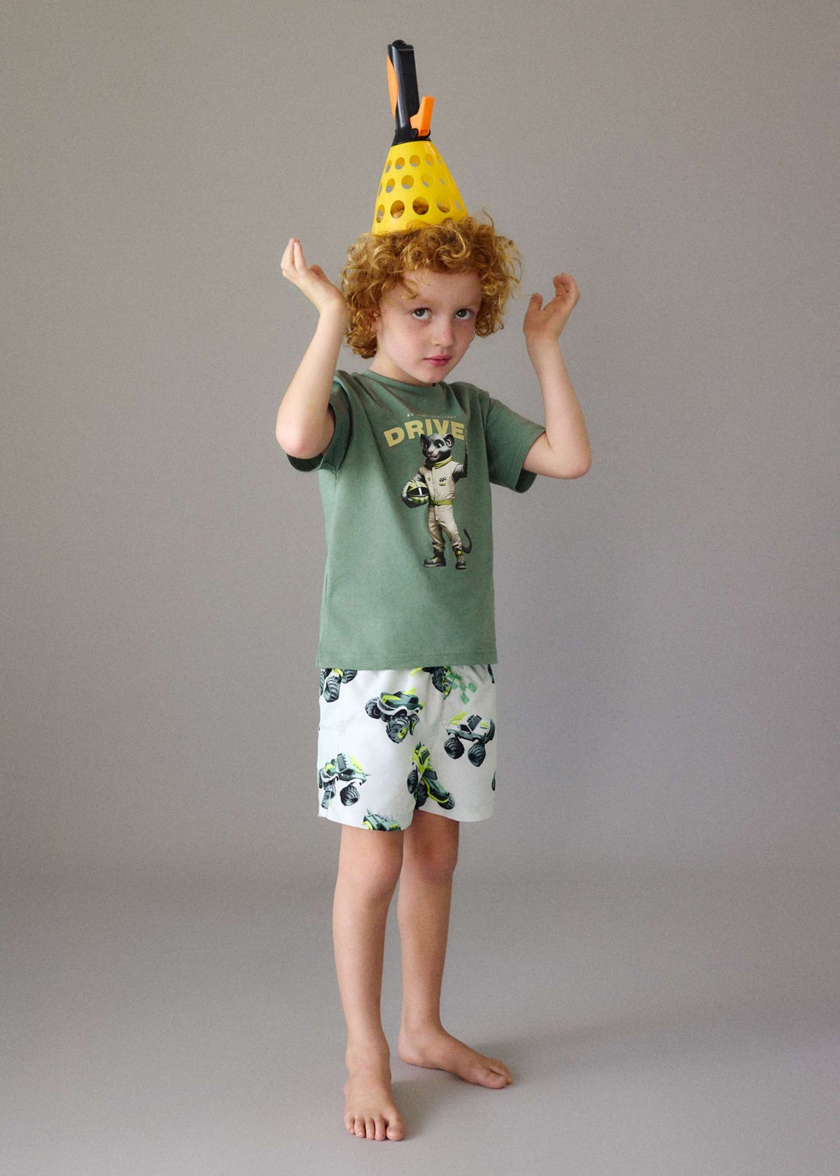 Costume bermuda stampato bambino