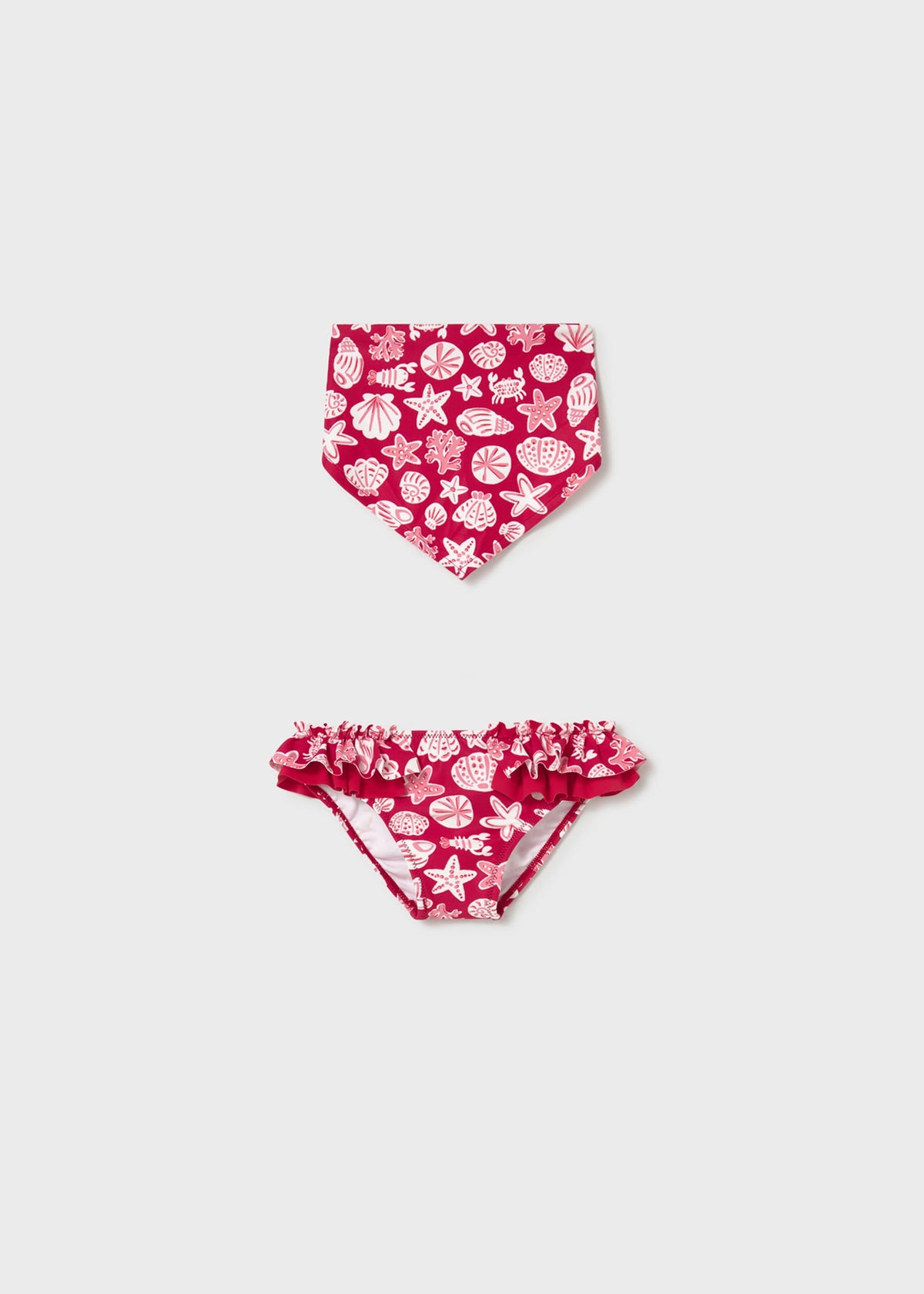 Costume modello culotte e fazzoletto neonata