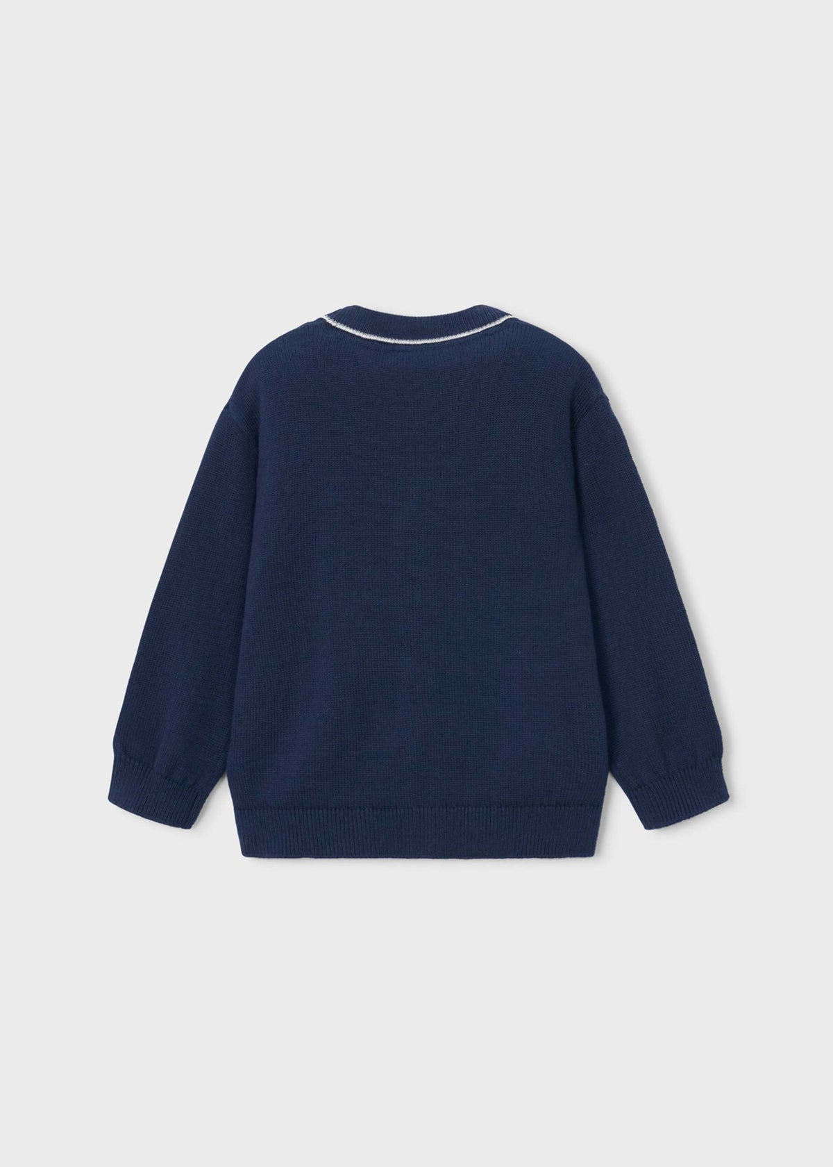 Giacca modello cardigan bambino - Azzurro