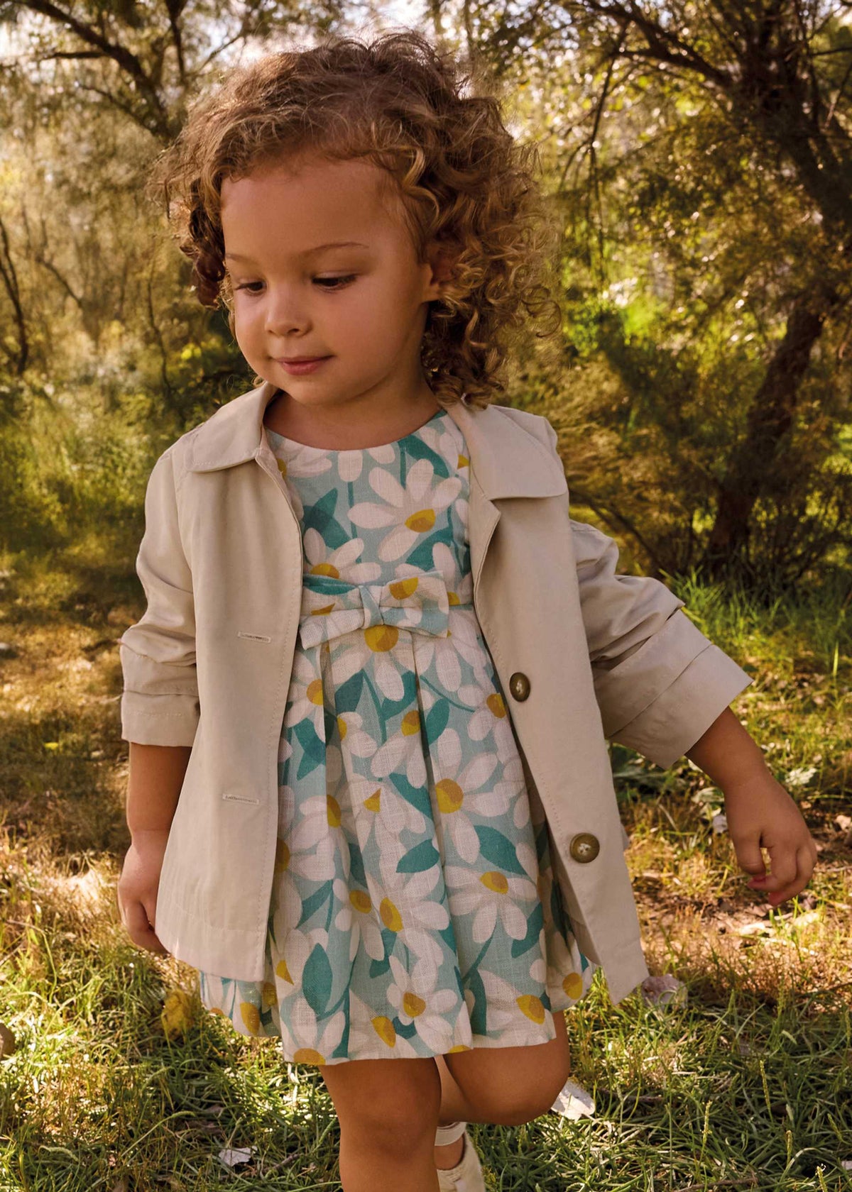 Giacca modello trench neonata