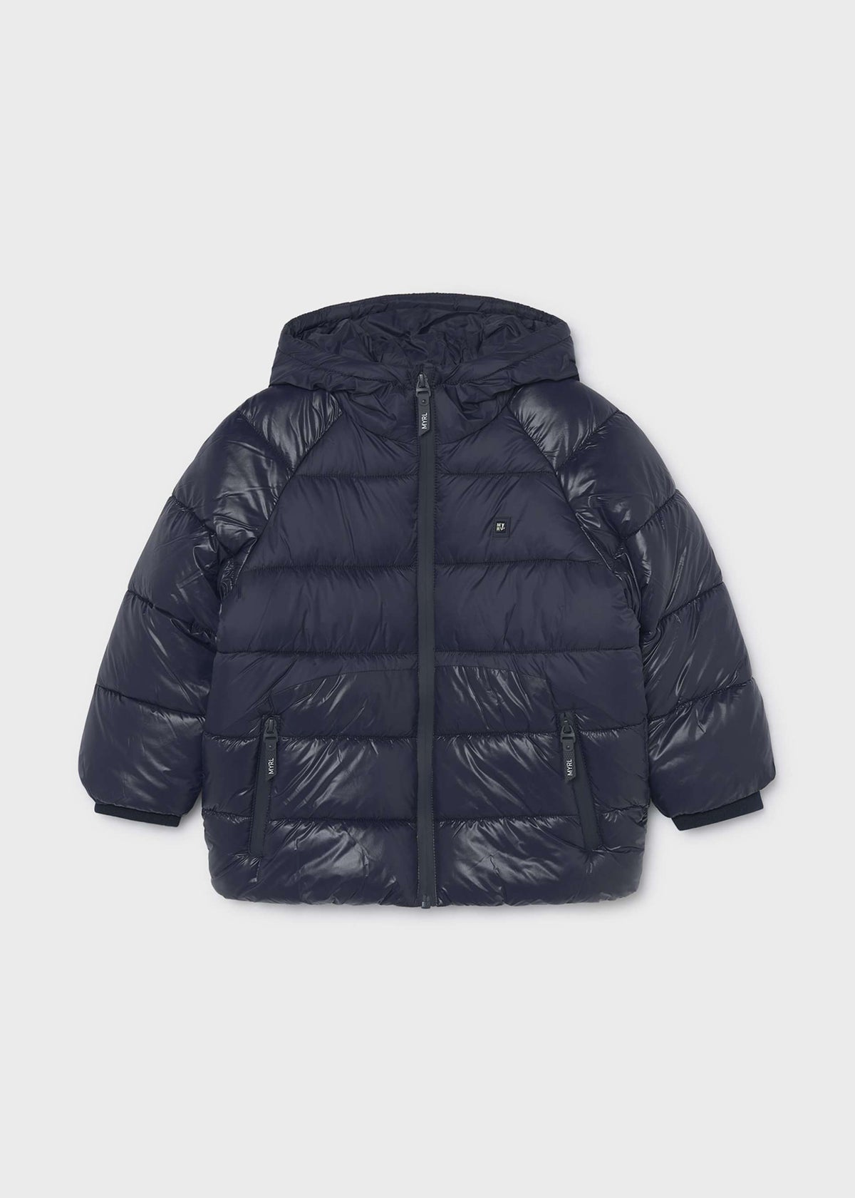 Giaccone lucido opaco bambino - Blu