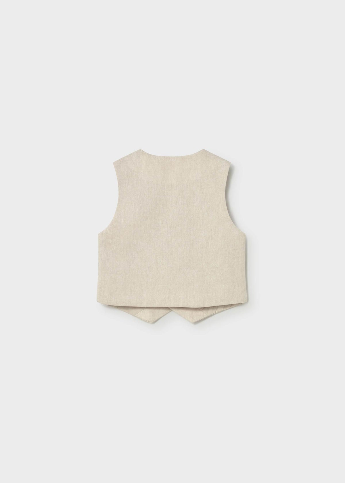 Gilet elegante in lino neonato