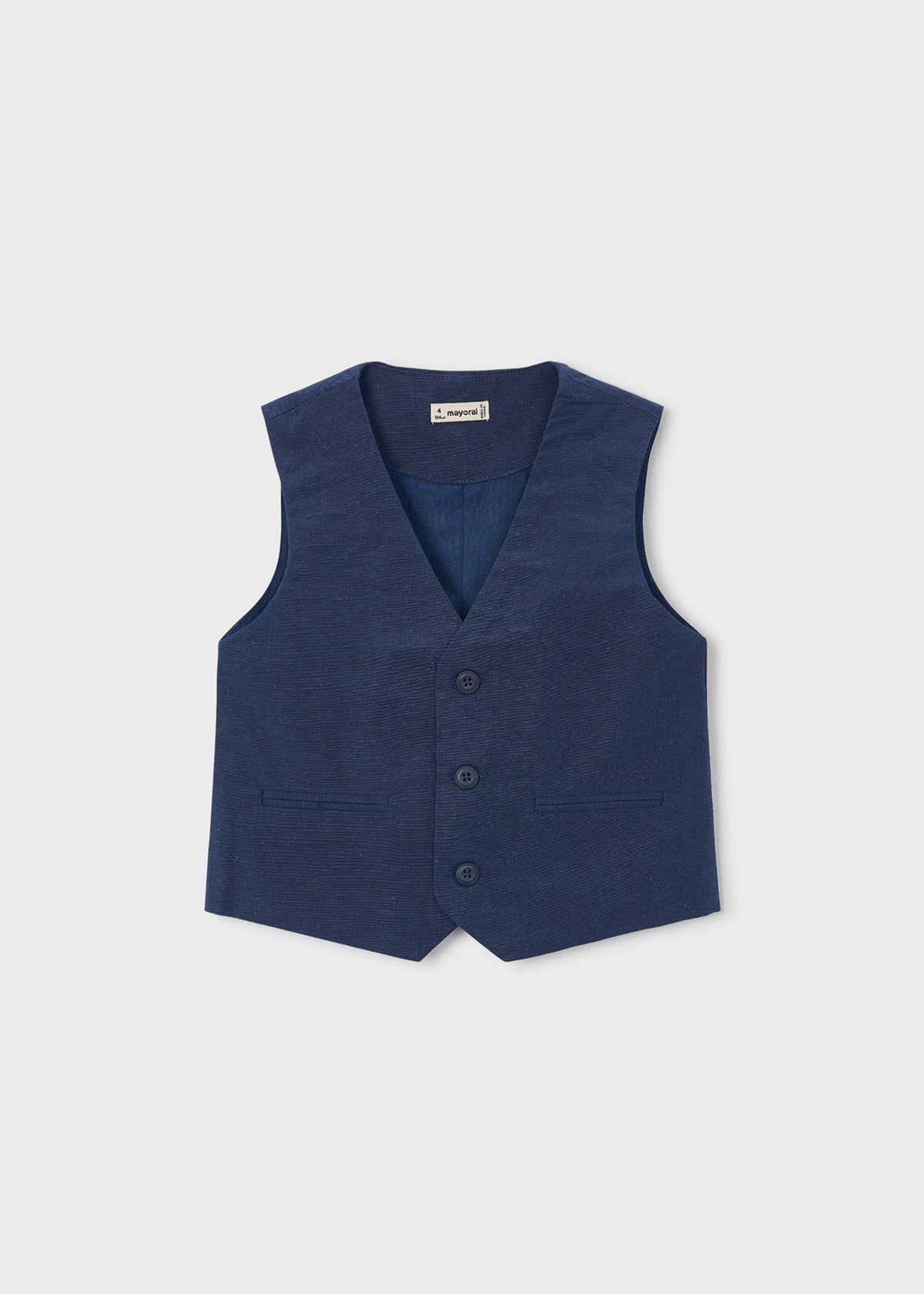 Gilet in lino bambino
