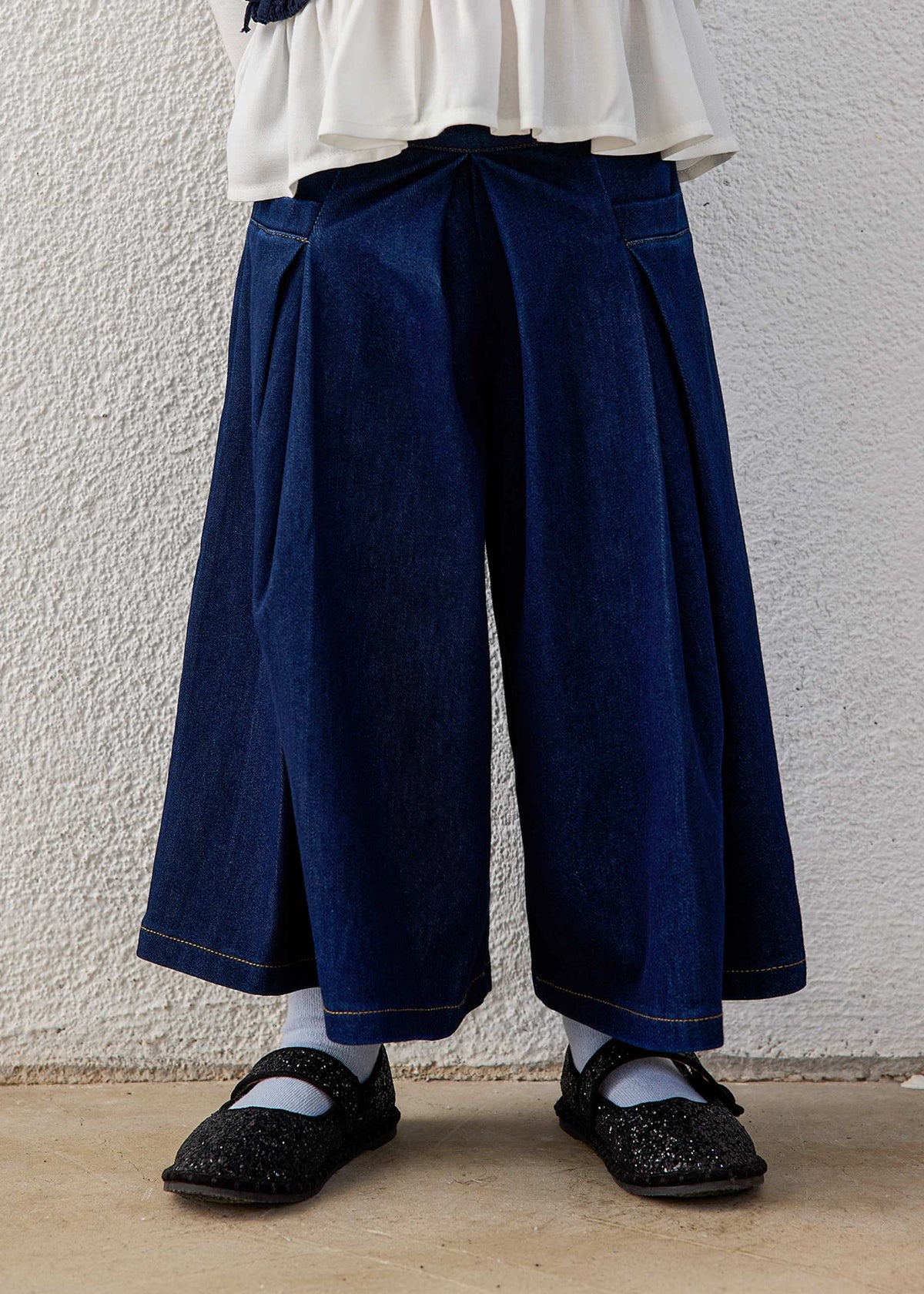 Gonna pantalone bambina - Scuro