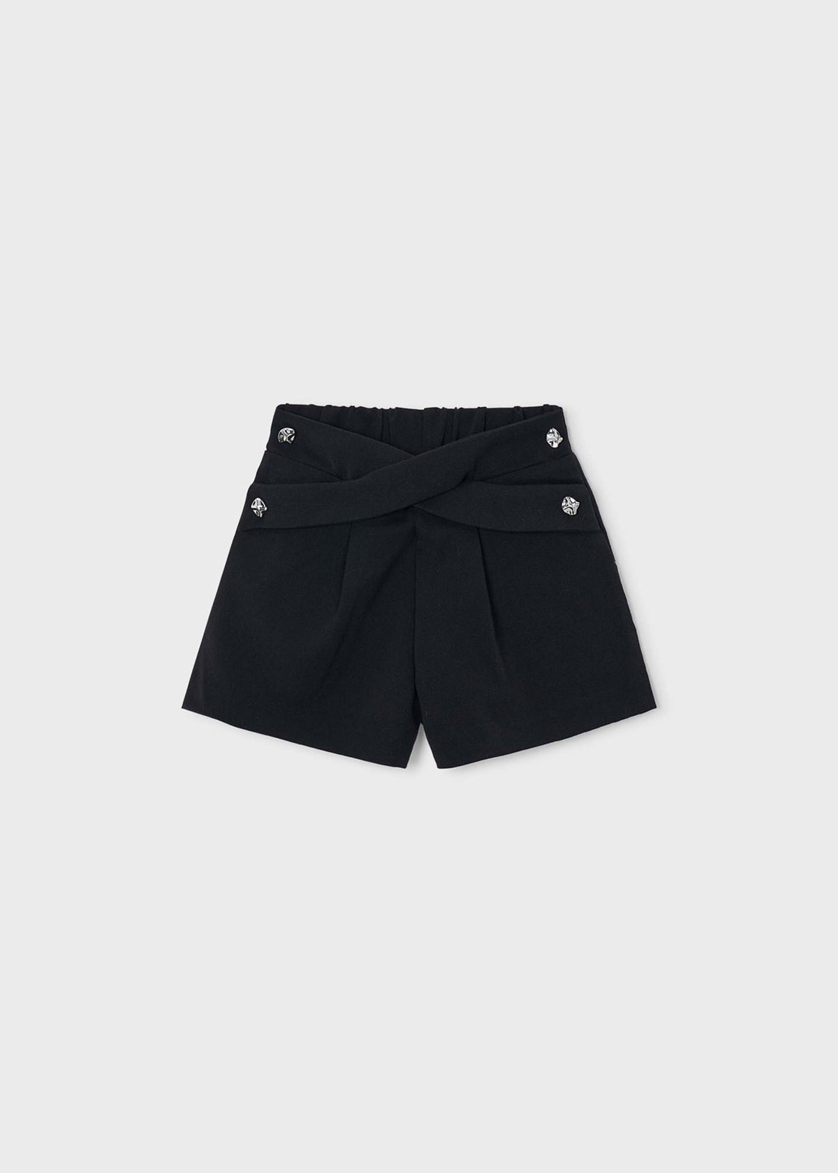 Gonna pantalone pinces bambina - Nero