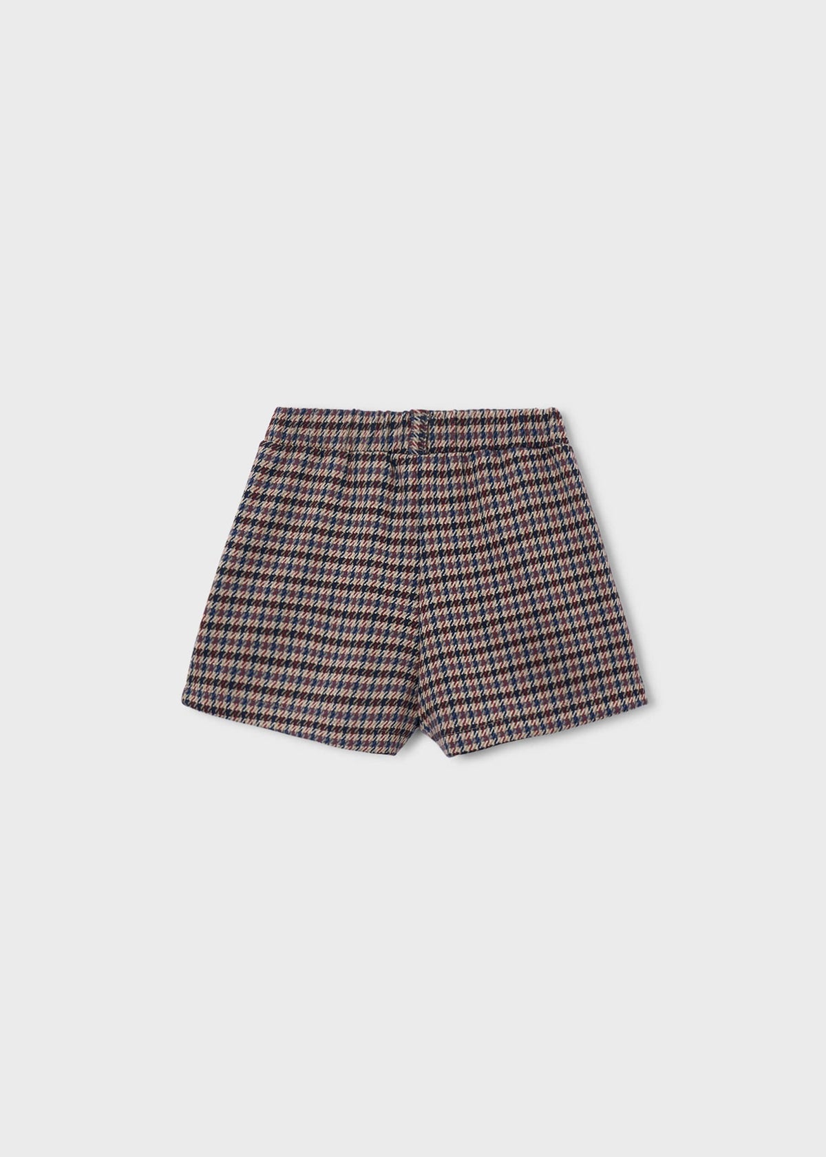 Gonna pantalone quadri bambina - Cannella