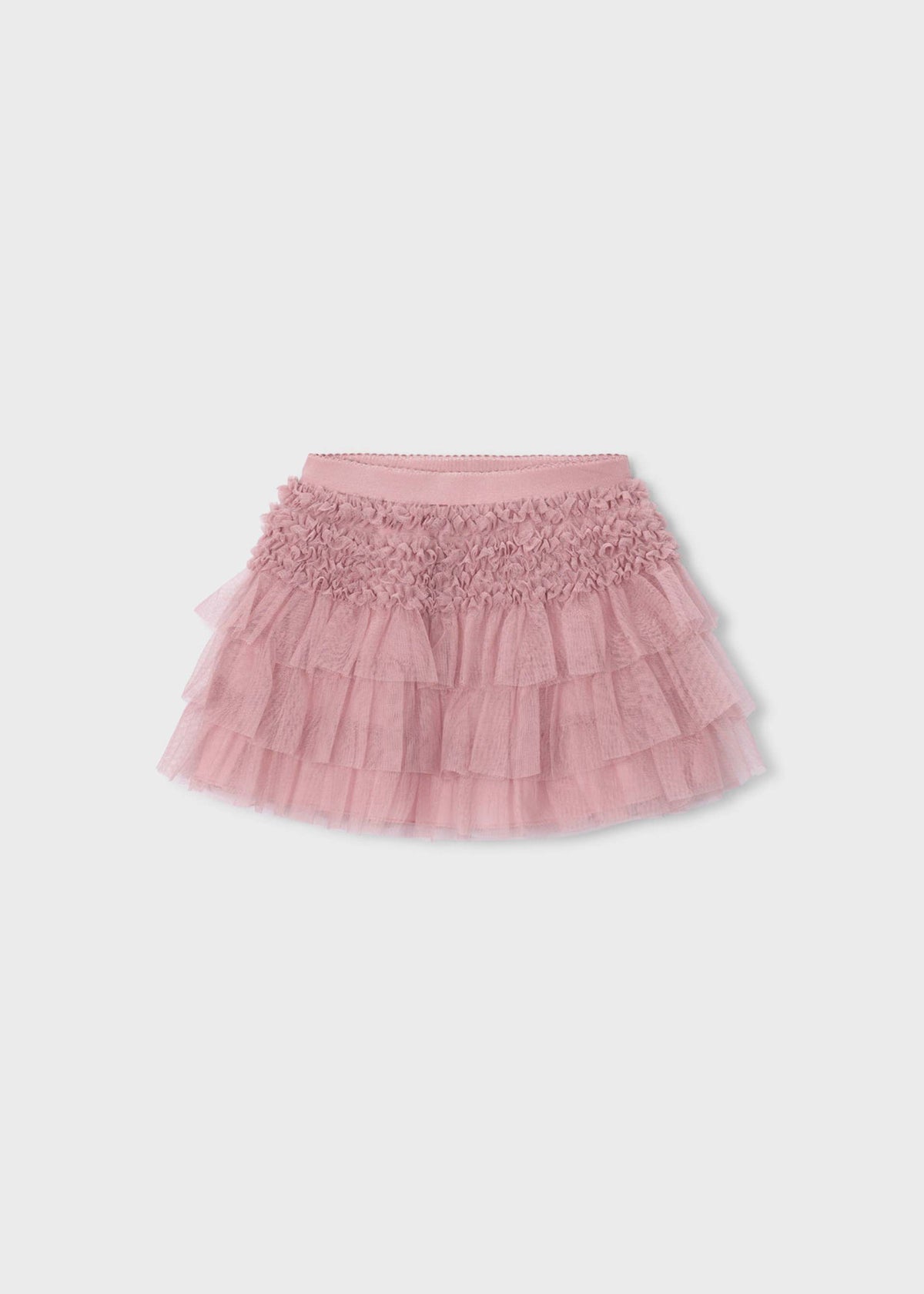Gonna tulle volant bambina - Quarzo