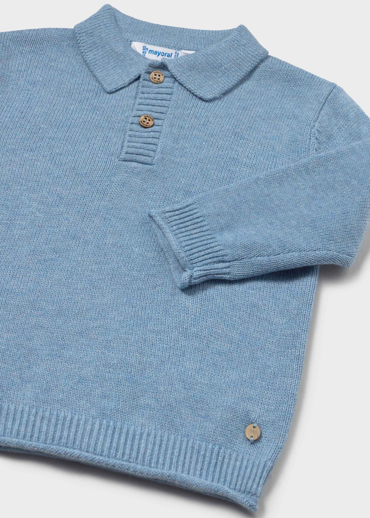Maglione colletto polo neonato - Vigore