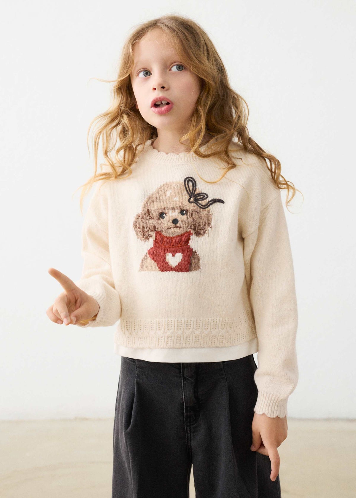 Maglione intarsi bambina - Vigore