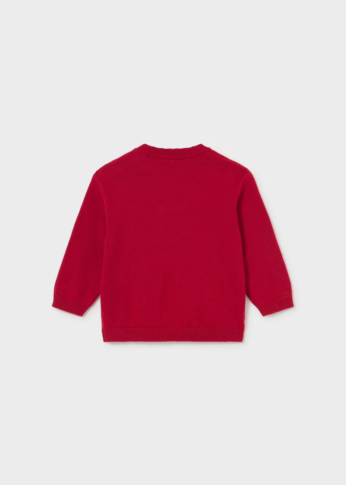 Maglione intarsi neonato - Rosso