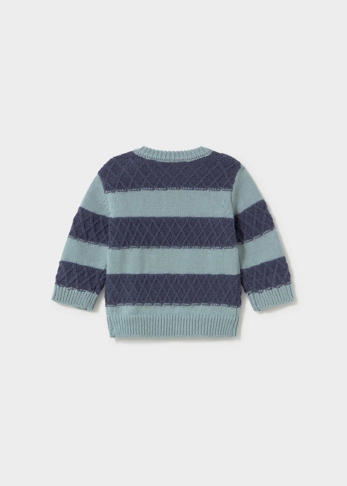 Maglione righe neonato - Azzurro