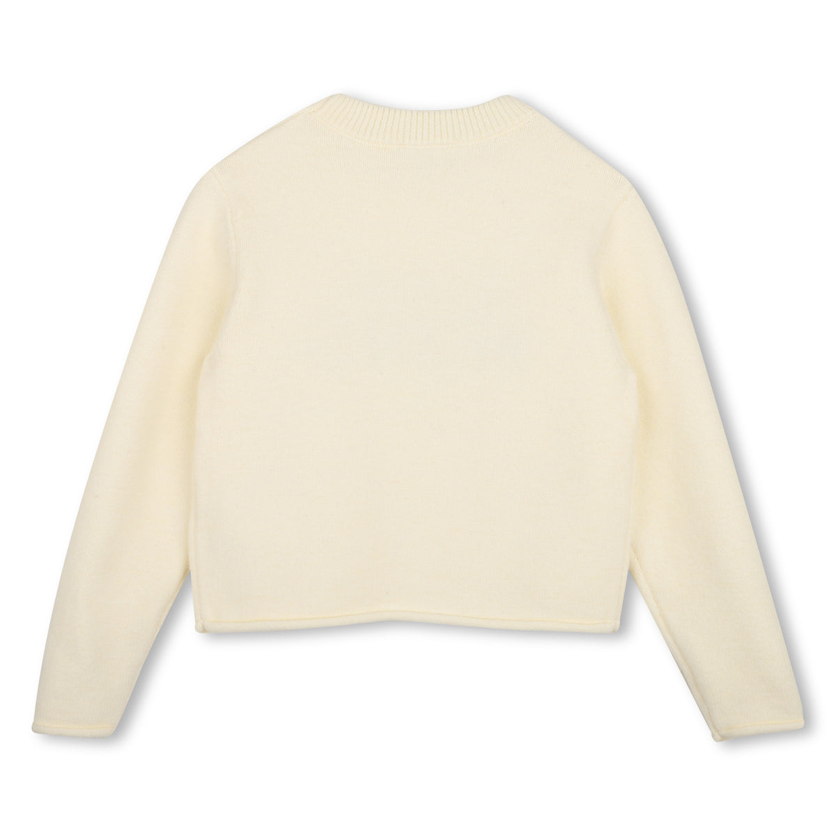 Michael Kors Kids Maglione con scritta Michael Kors ricamata - Crema