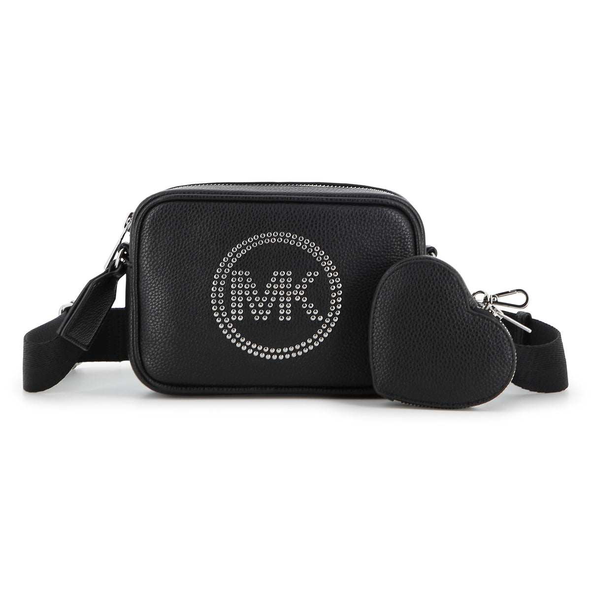 Michael Kors Kids Borsa a mano in similpelle con portamonete a cuore - Nero