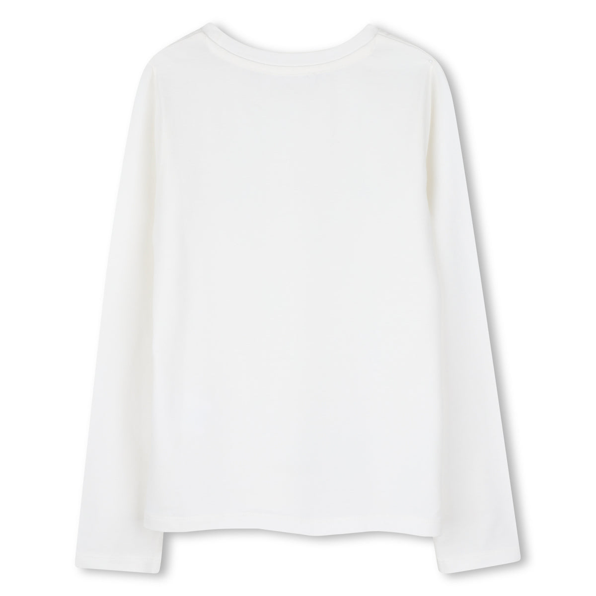 Michael Kors Kids Maglia a maniche lunghe in cotone biologico con stampa Michael Kors - Bianco sporco