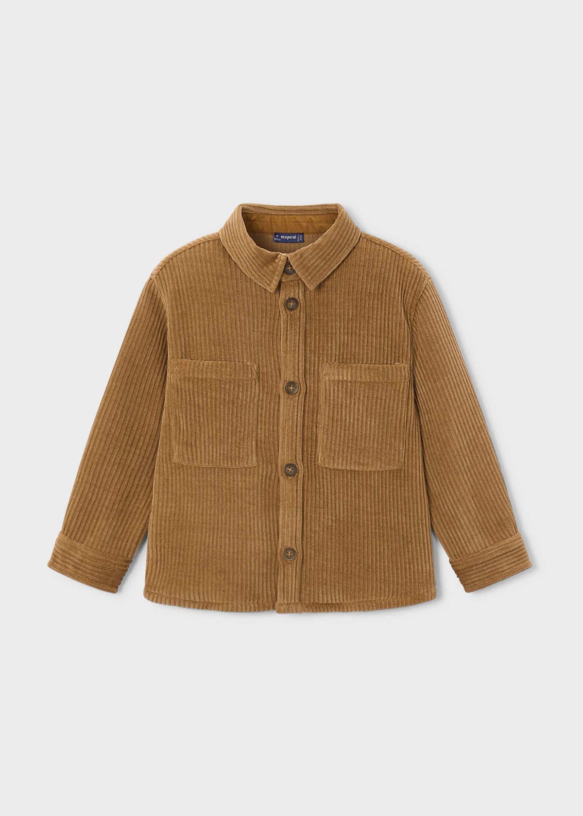 Overshirt velluto a costine bambino - Marrone