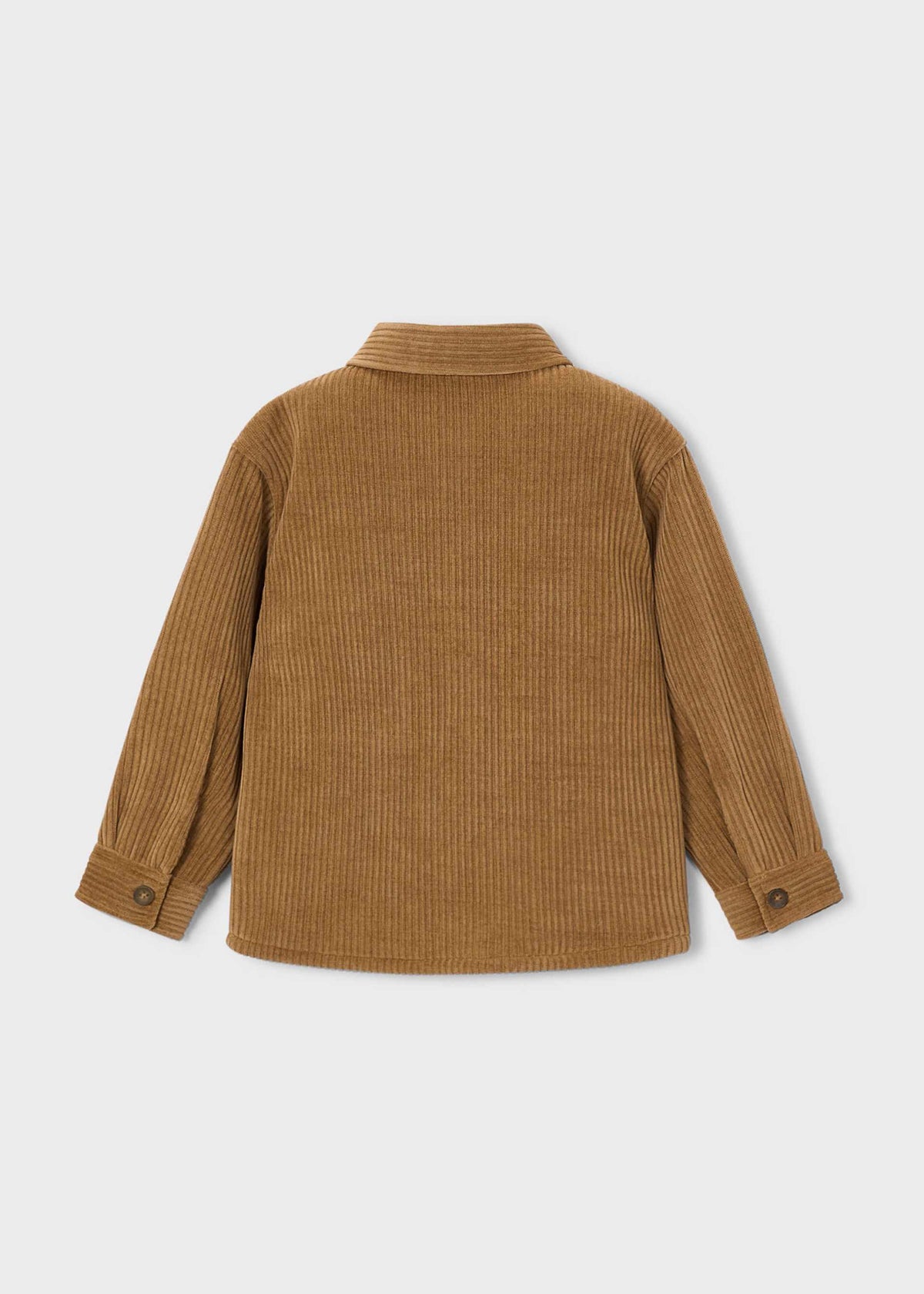 Overshirt velluto a costine bambino - Marrone