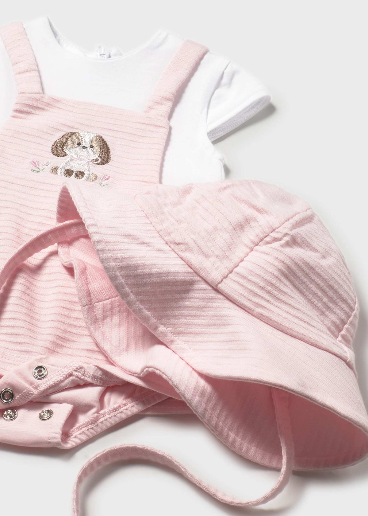 Pagliaccetto finta salopette con cappello neonato - Baby