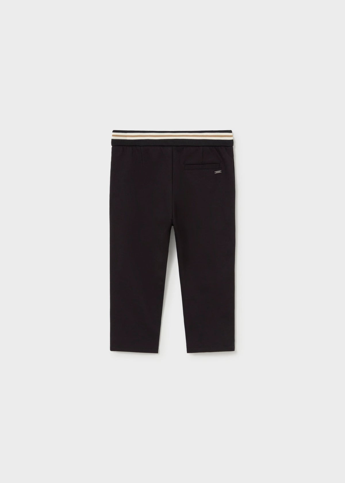 Pantalone a contrasto bimbo - Nero