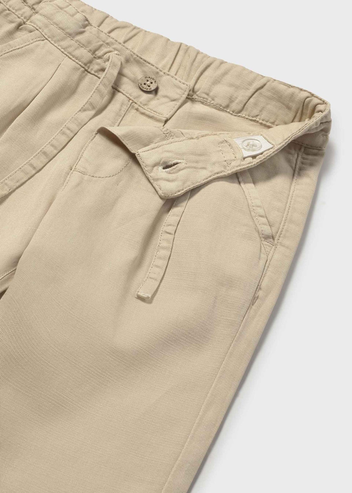 Pantalone in lino relaxed neonato