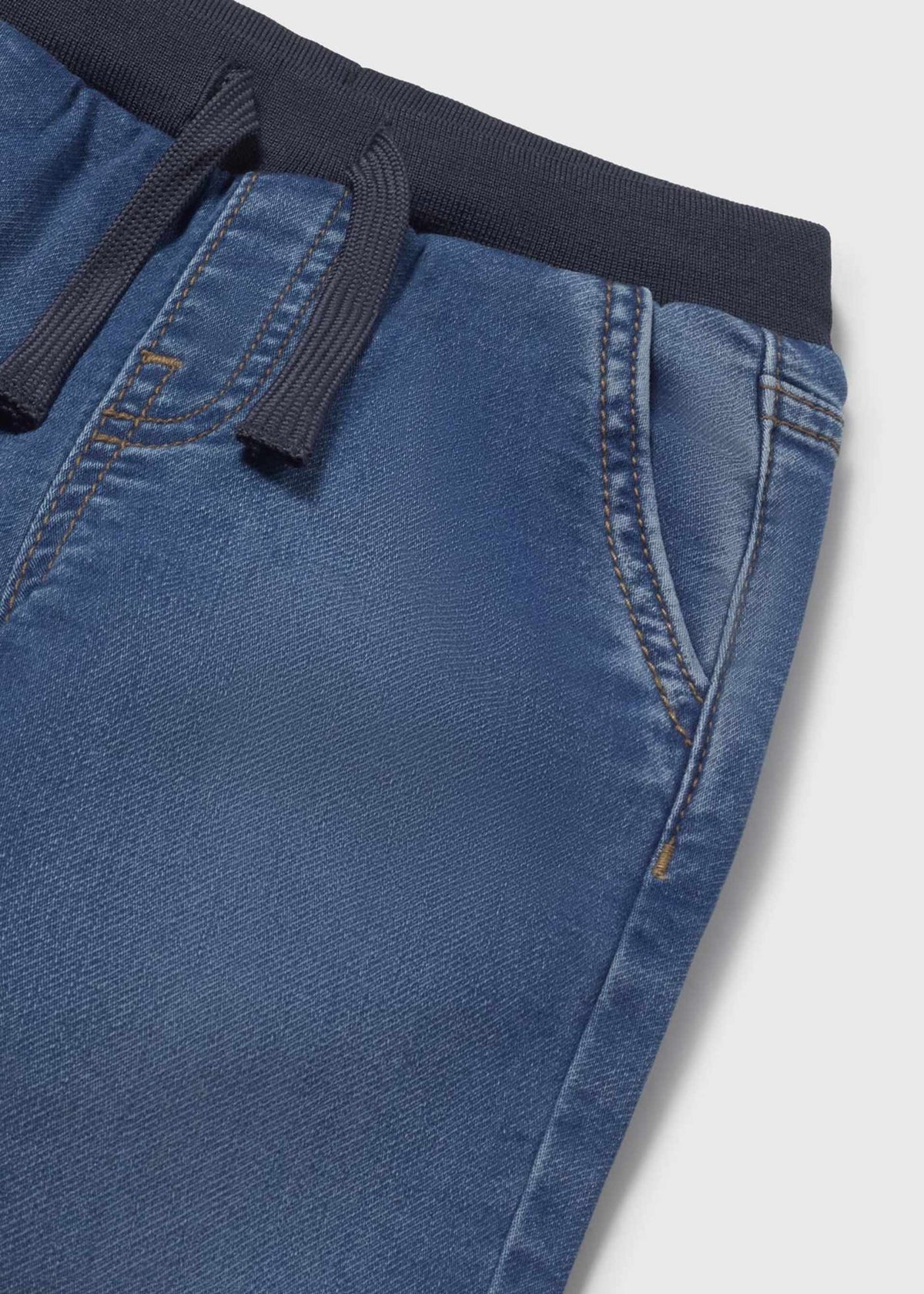 Pantalone jeans con cintura elasticizzata neonato