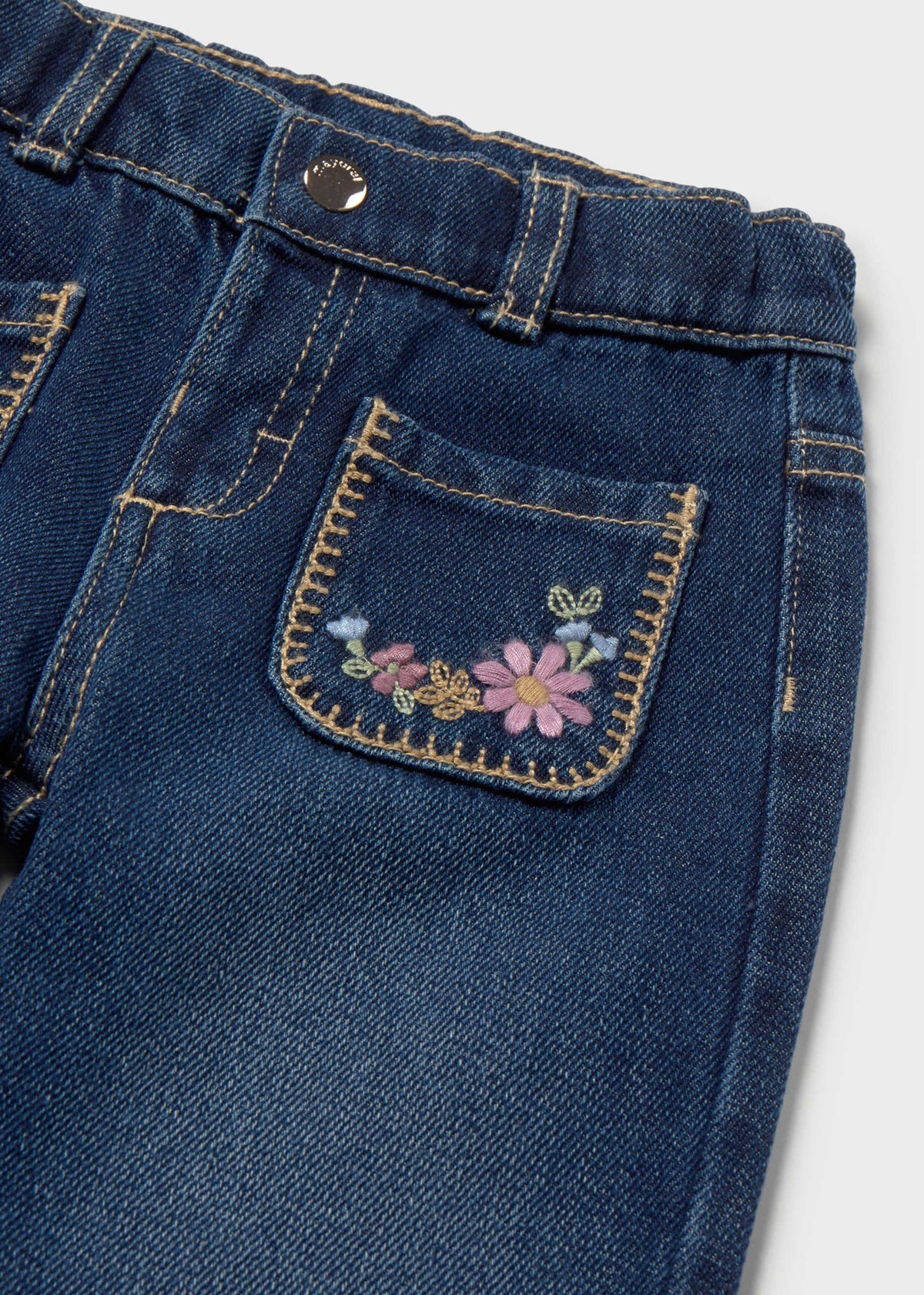 Pantalone jeans tasche bimba - Scuro
