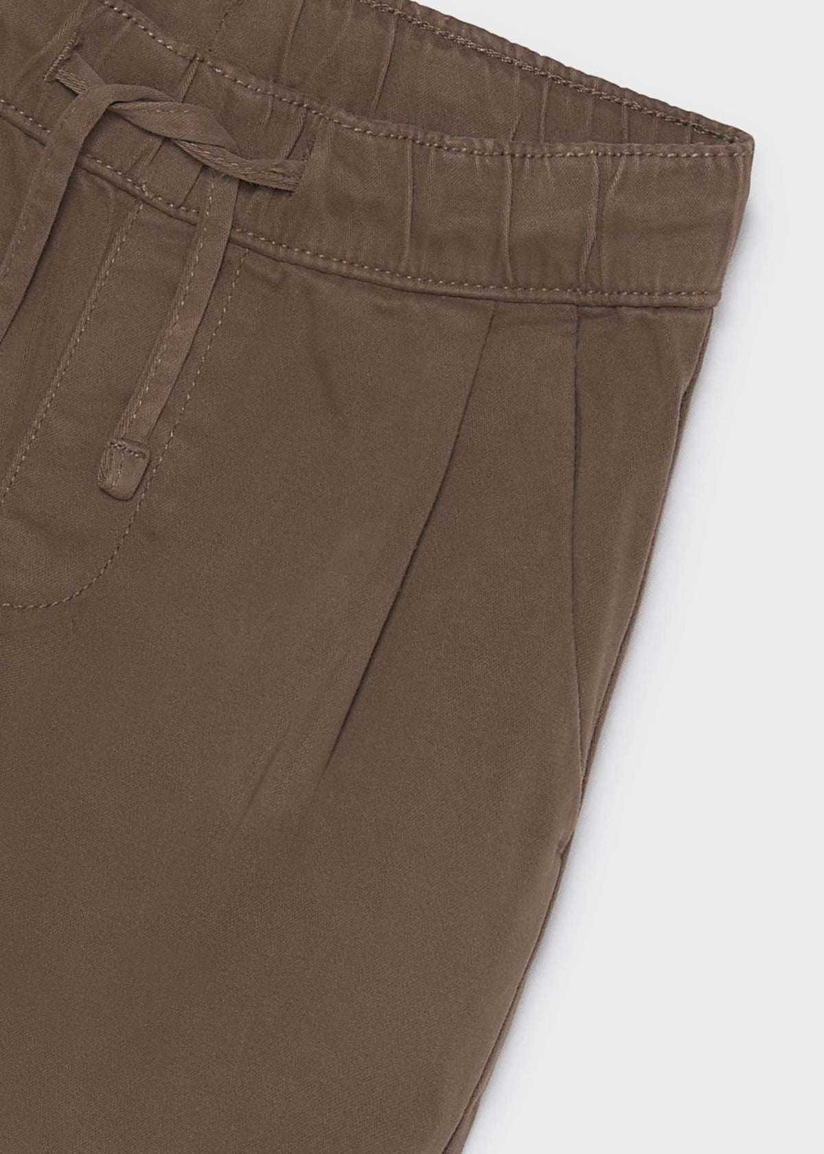 Pantalone jogger chino bambino - Cacao