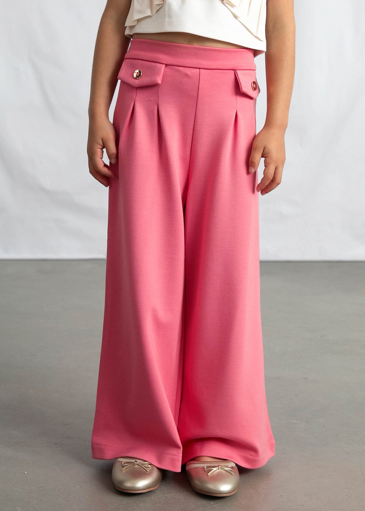 Pantalone lungo punto roma bambina