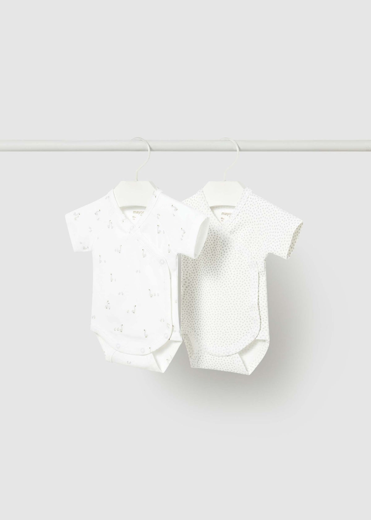 Set 2 body neonato - Bianco