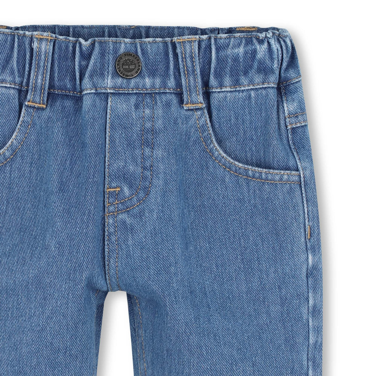 Timberland Kids Pantaloni in maglia denim - Grigio mare