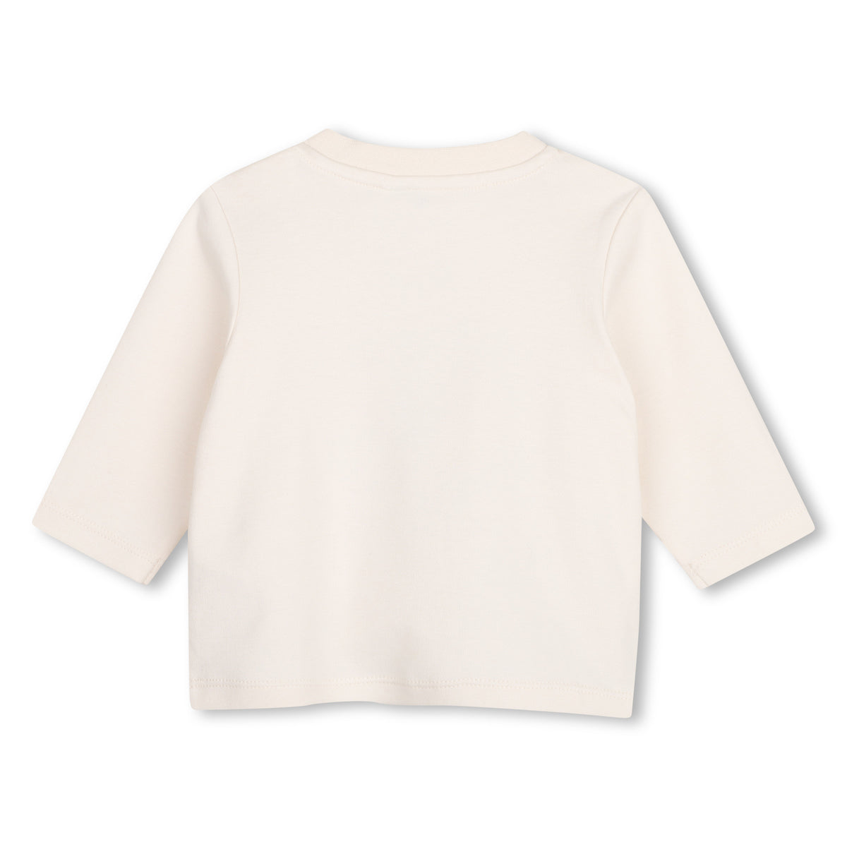 Timberland Kids Maglia a maniche lunghe in interlock di cotone biologico con illustrazione - Avorio