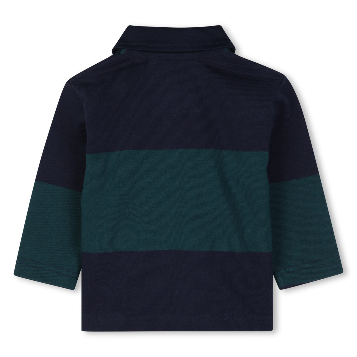Timberland Kids Polo a righe in jersey di cotone - Marine