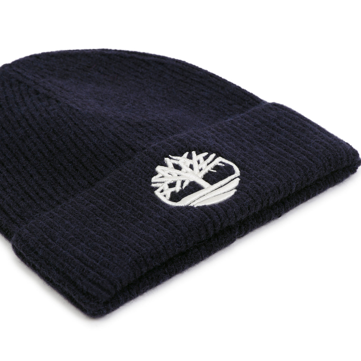 Timberland Kids Berretto in maglia con logo ricamato - Marine