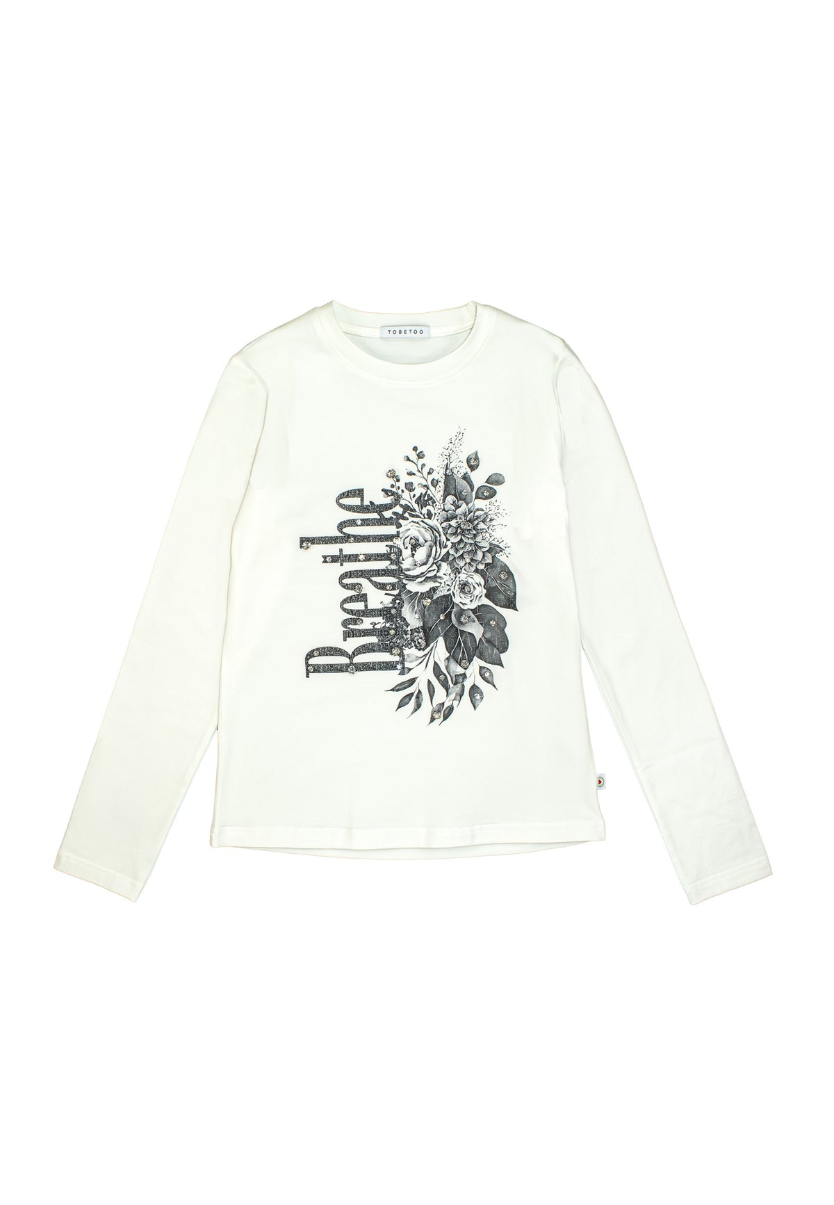 T-shirt ragazza - Latte