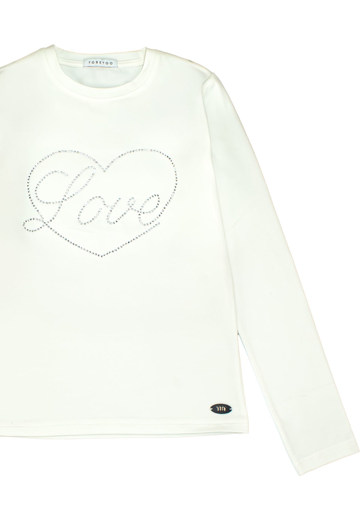 T-shirt ragazza - Latte