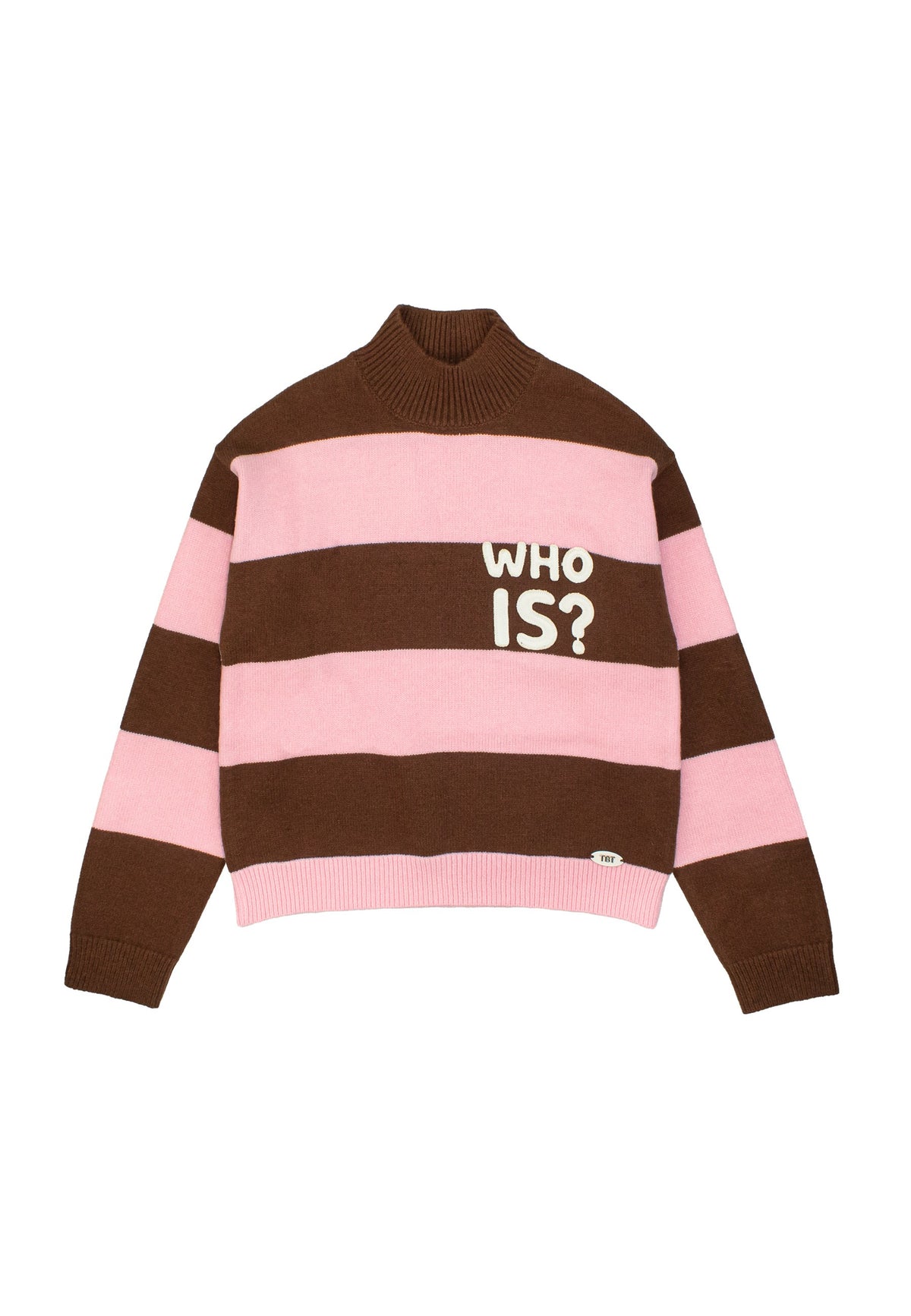 Maglia ragazza - Cioccolato/Pink