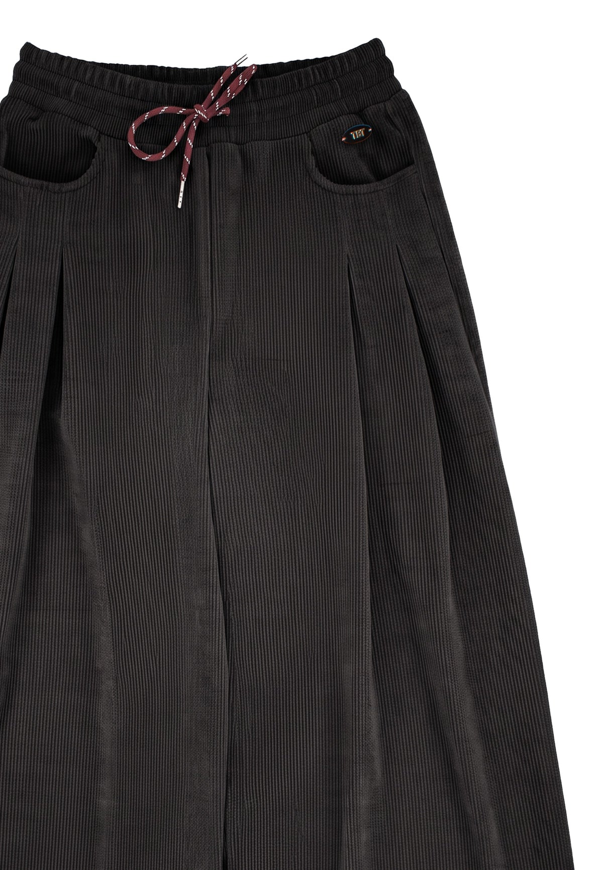 Pantalone in velluto ragazza - Nero