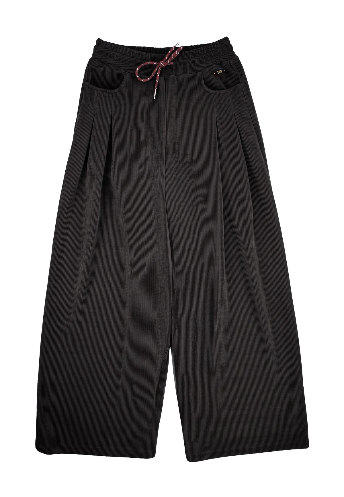 Pantalone in velluto ragazza - Nero