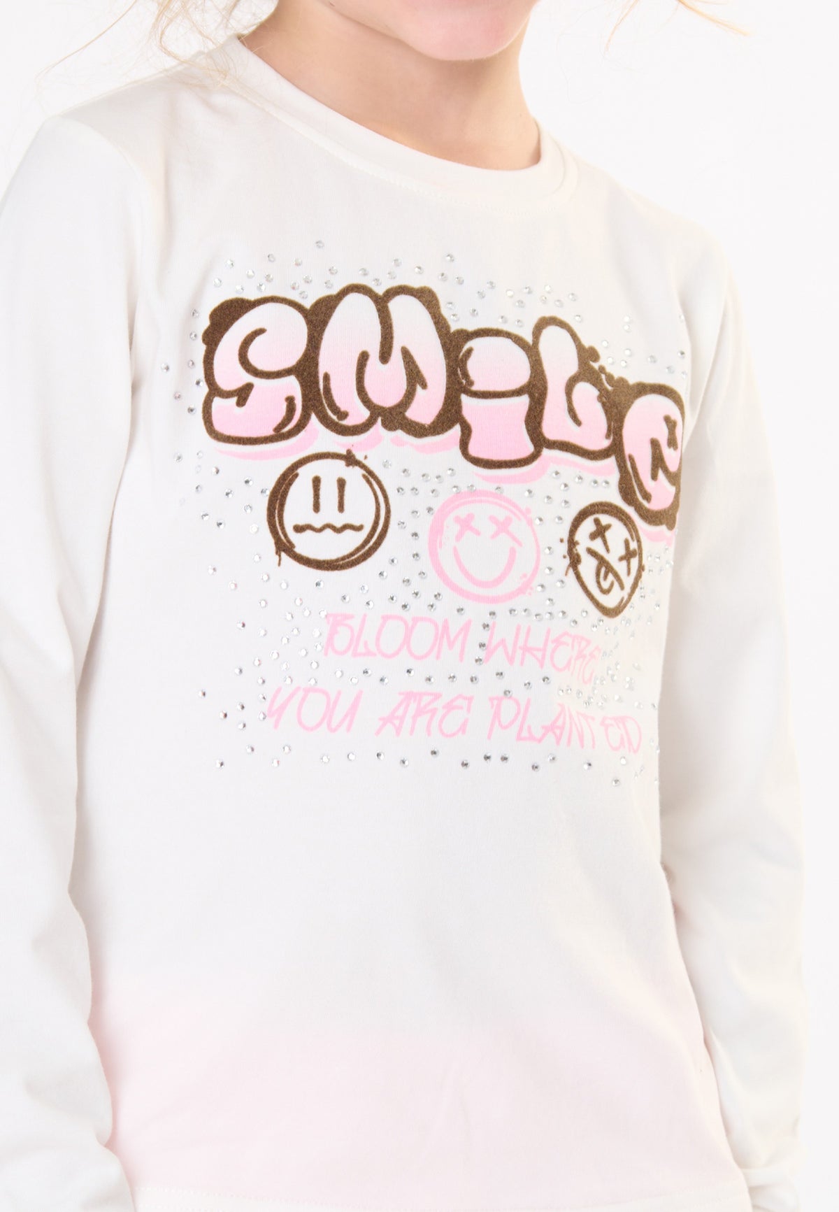T-shirt bambina - Latte