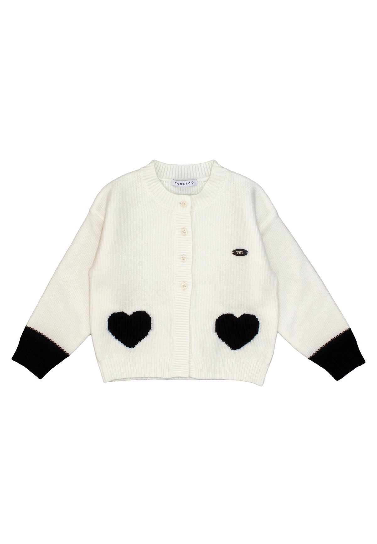Cardigan bambina - Latte