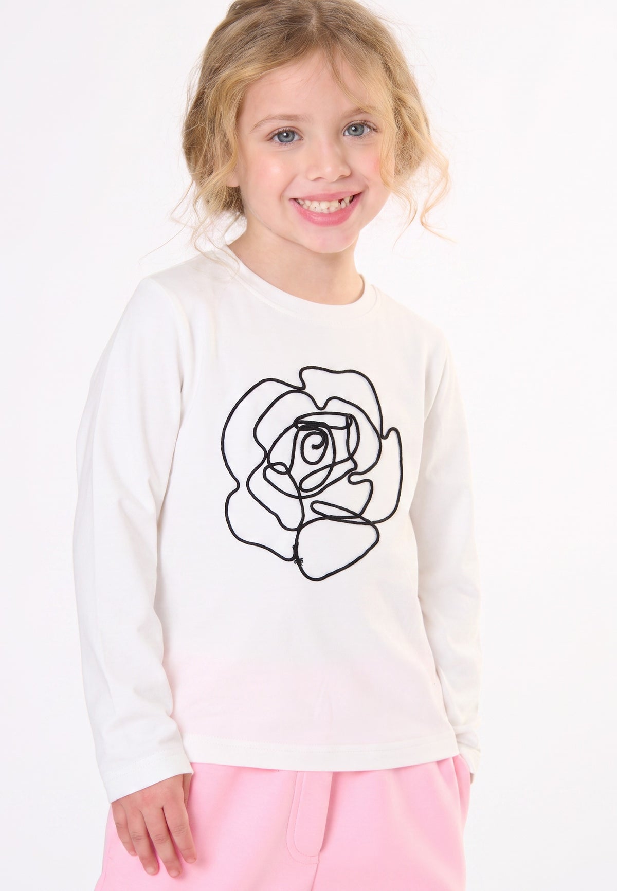 T-shirt bambina - Latte