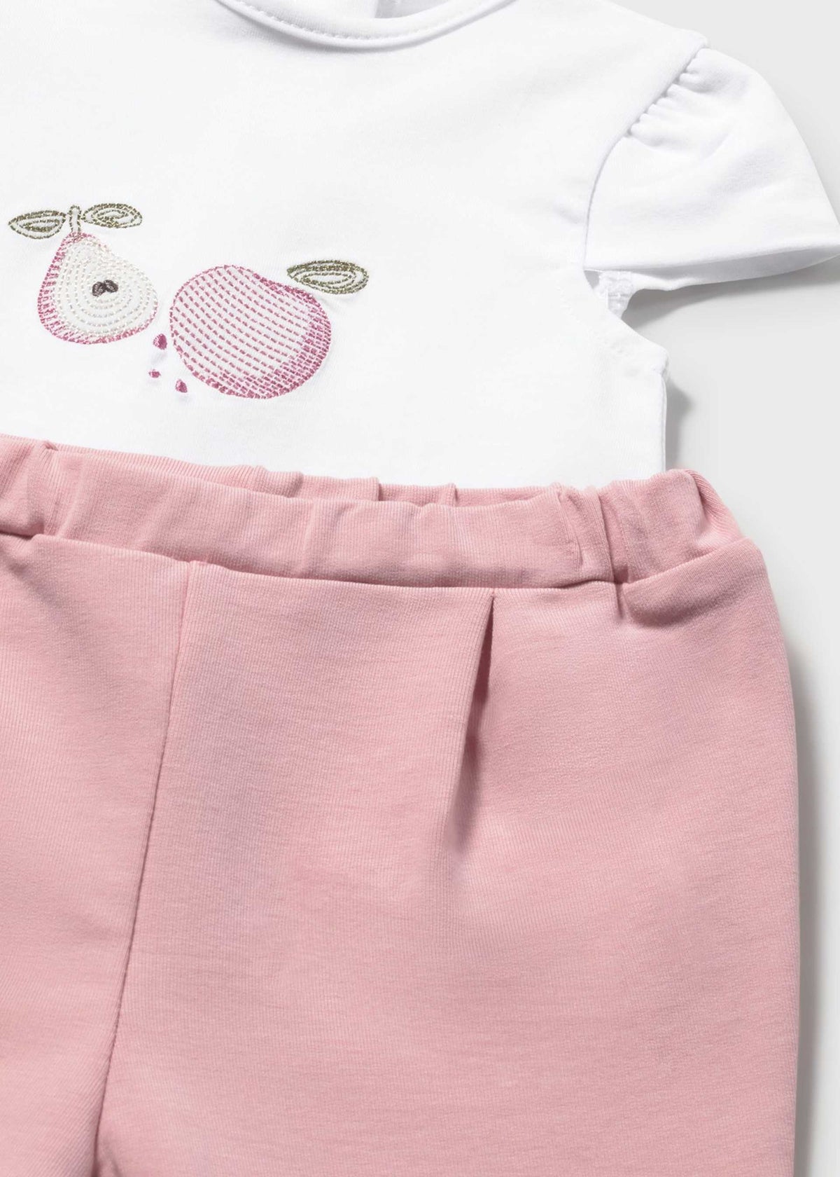 Tuta con maglietta neonata - Rose