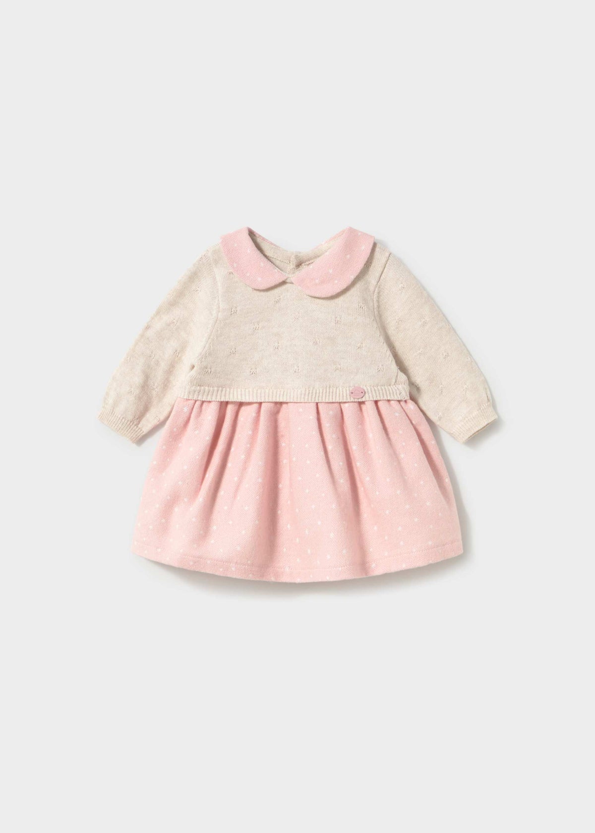 Vestito a maglia combinato neonata - Baby