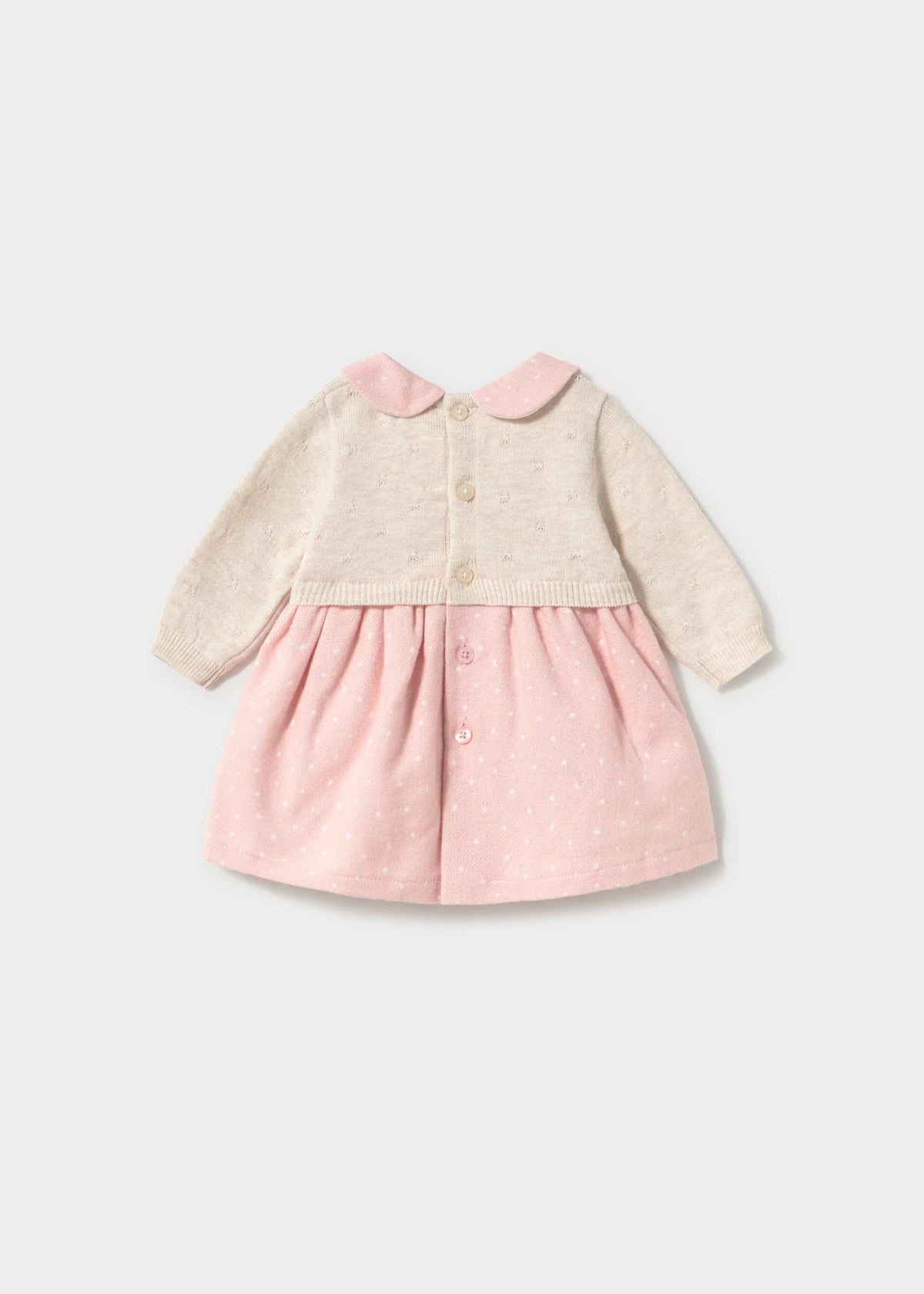 Vestito a maglia combinato neonata - Baby