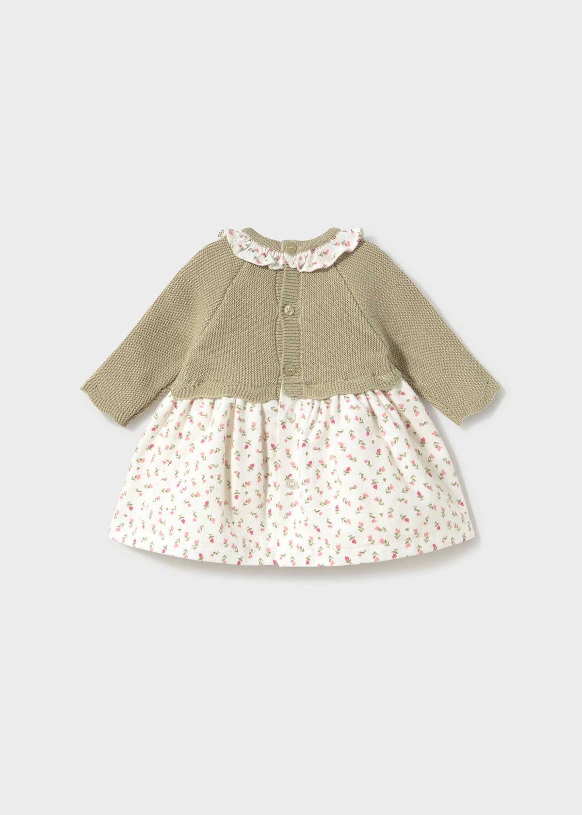 Vestito combinato a maglia neonata - Laurel