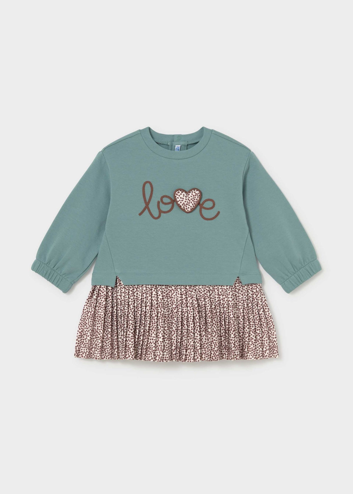 Vestito combinato felpa bimba - Lagoon