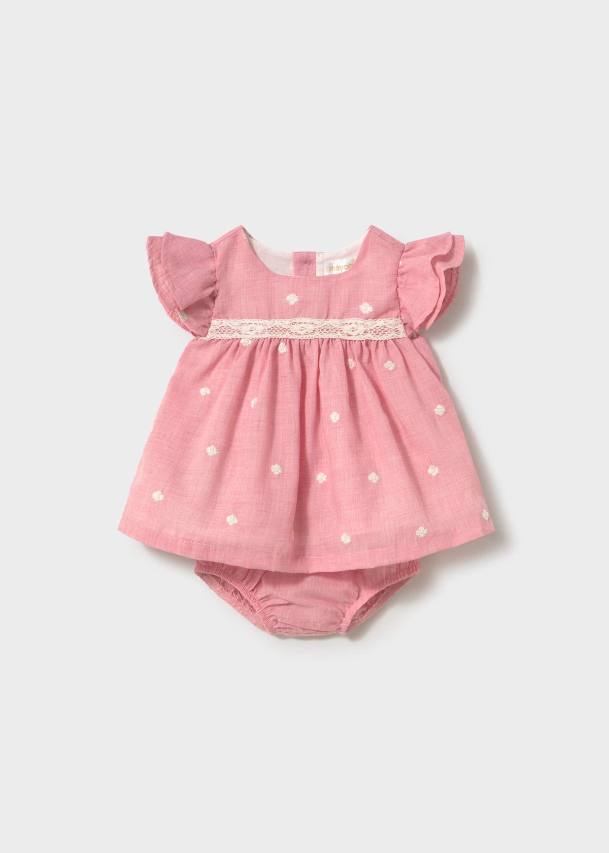 Vestito con copripannolino neonata - Rose