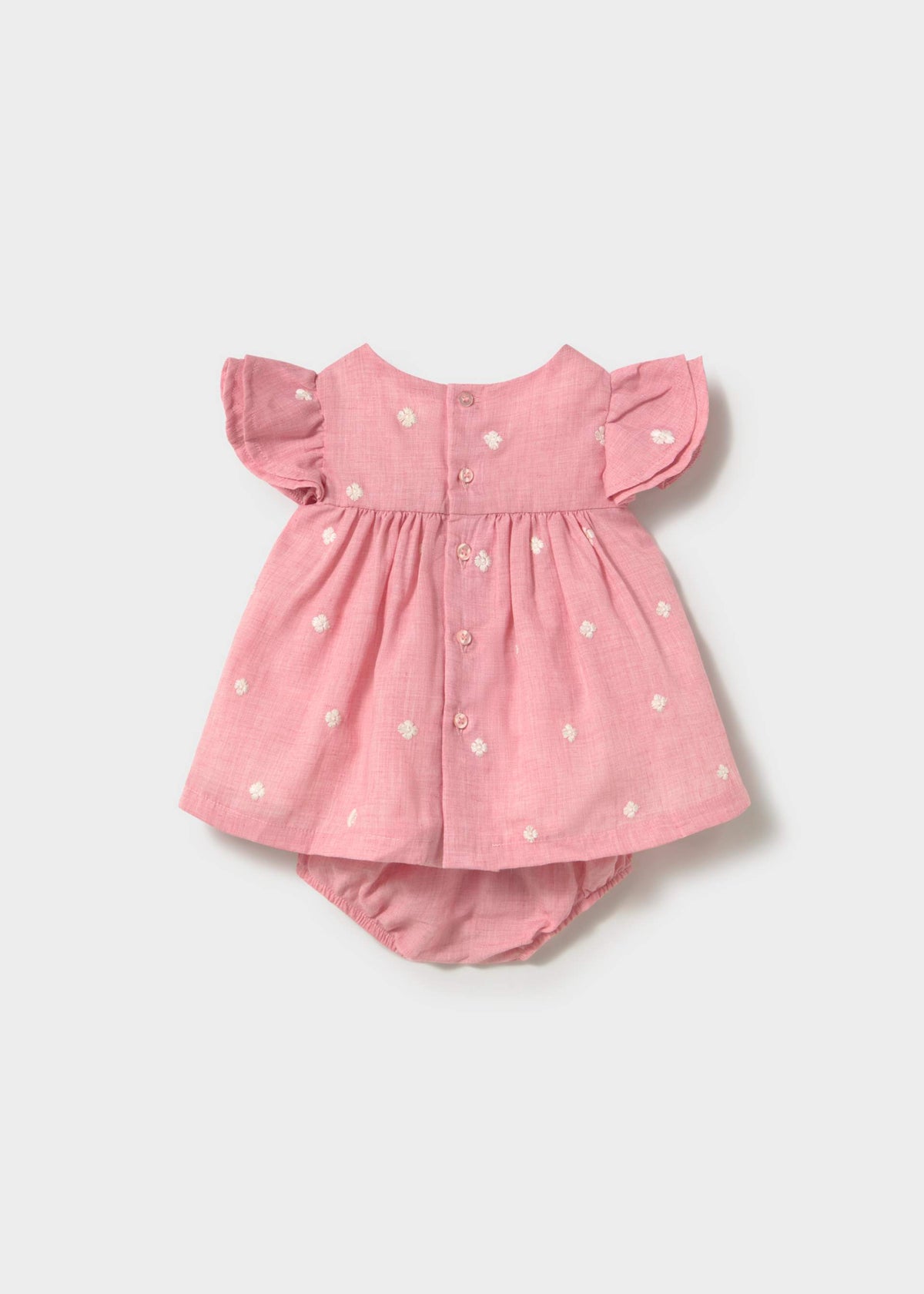Vestito con copripannolino neonata - Rose